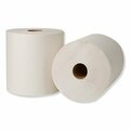 Tork HARDWOUND ROLL TOWELS, 7.88in X 800 FT, NATURAL WHITE, 6 ROLLS/CARTON, PK6 218004
